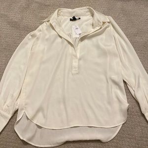 Banana Republic Cream Blouse